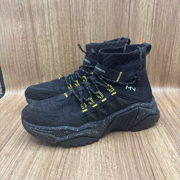 Mark Nason X Skechers‎ High-Top Knit Sock Sneakers Black & Yellow Men’s Size 9 main image 7